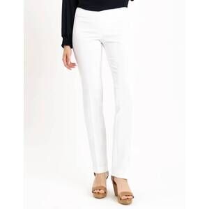 NEW RENUAR pull on straight leg pant in white